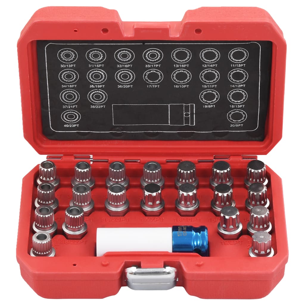 Σετ Καρυδάκια για Μπουλόνια Ασφαλείας Τροχού 21 τεμ. για BMW - PAKOBAZAAR