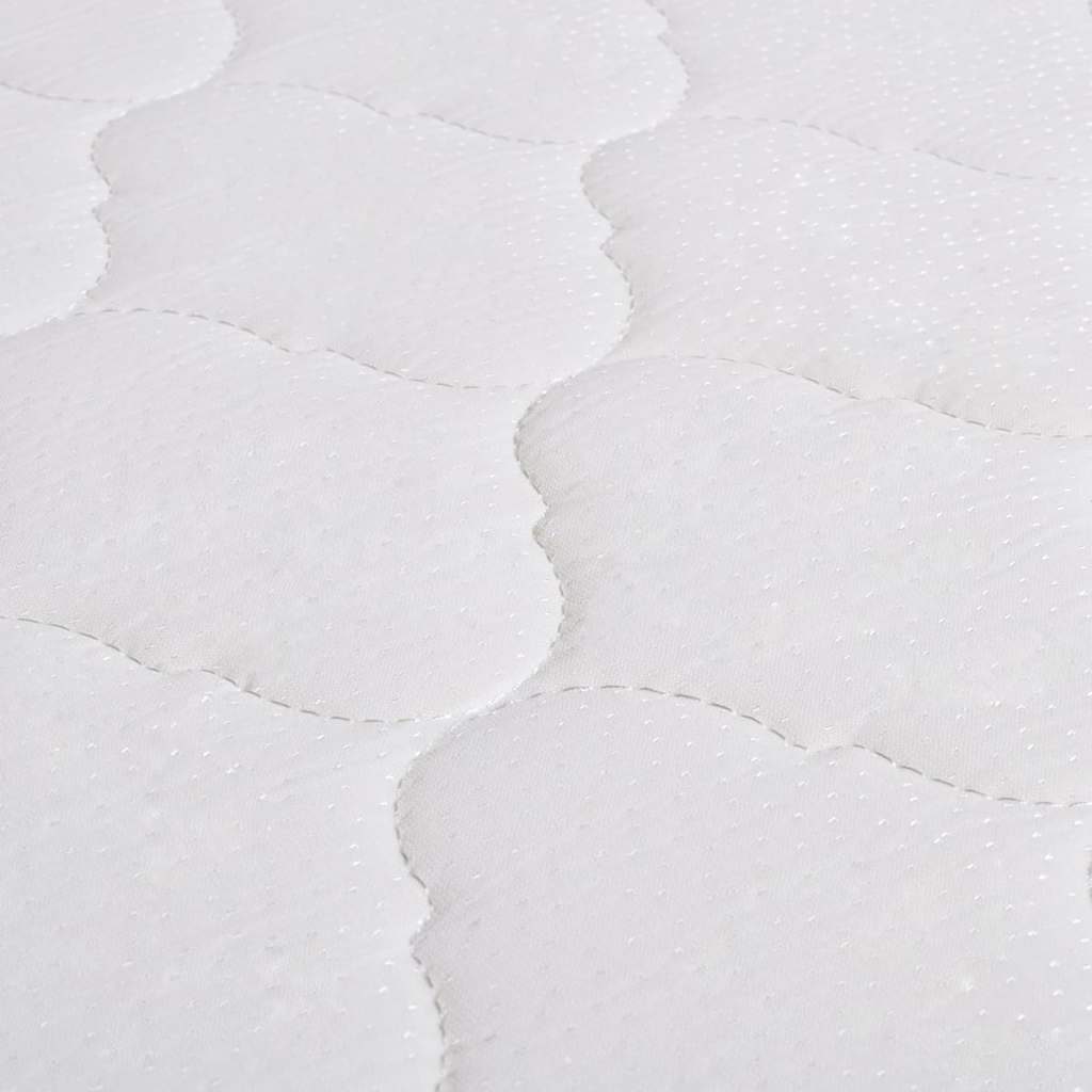 275649  Bed with Memory Foam Mattress Black Metal 180x200 cm(246737+241076)