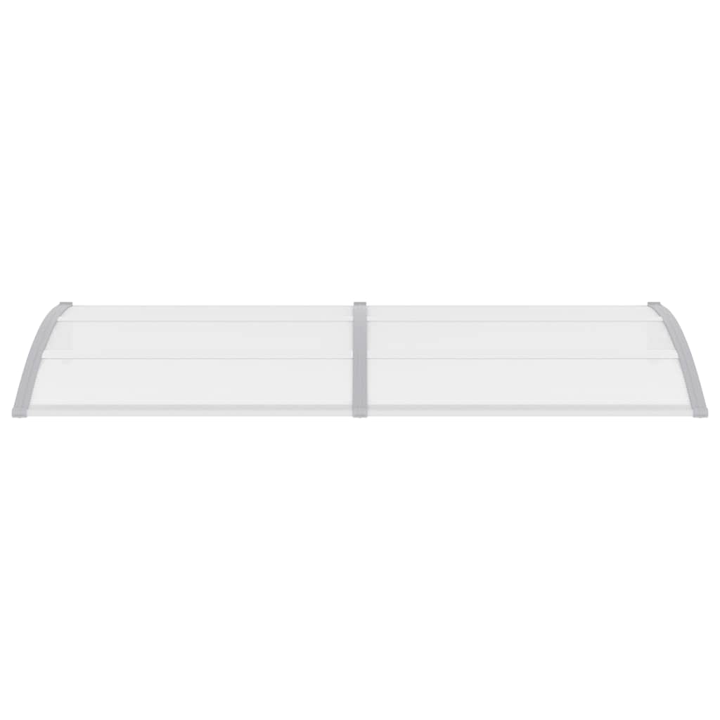 Στέγαστρο Πόρτας Γκρι 240 x 100 εκ. Πολυανθρακικό - Pakobazaar