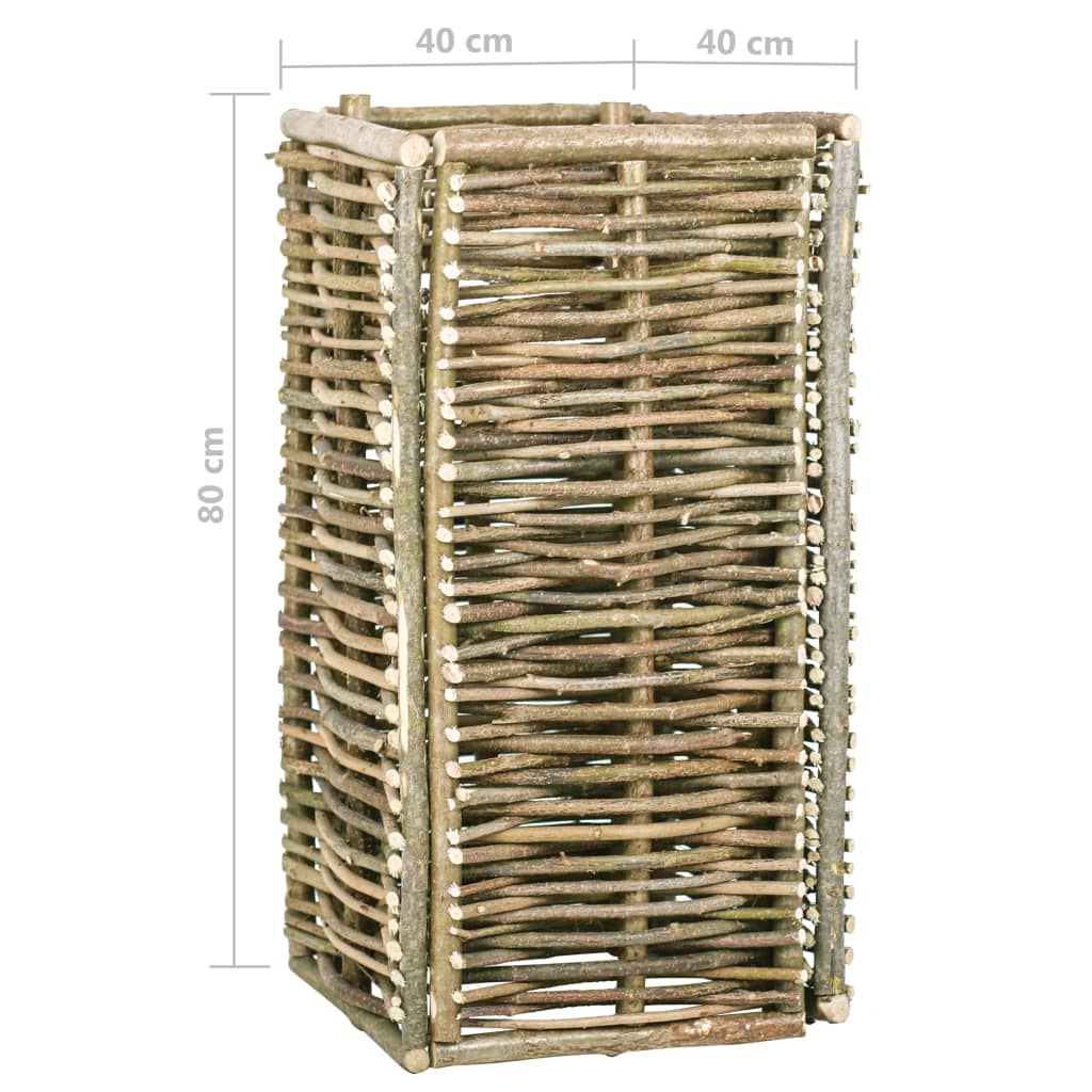 Ζαρντινιέρα Υπερυψωμένη 40 x 40 x 80 εκ. από Ξύλο Φουντουκιάς