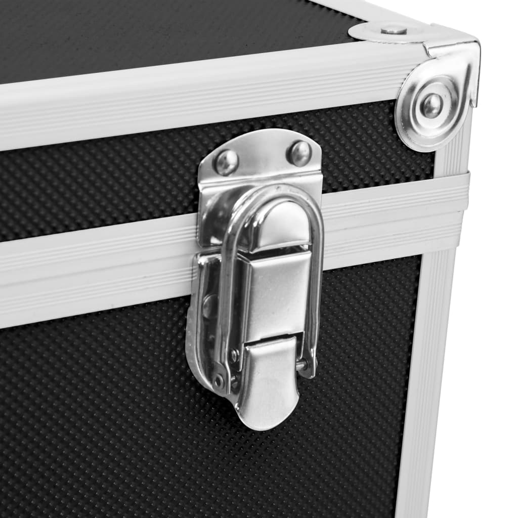 Βαλίτσα Μακιγιάζ Μαύρη 37 x 24 x 40 εκ. από Αλουμίνιο - Pakobazaar