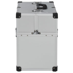 Εργαλειοθήκη Ασημί 38 x 22,5 x 34 εκ. Αλουμινίου - Pakobazaar