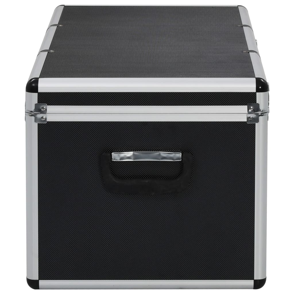 Κουτιά Αποθήκευσης 3 τεμ. Μαύρα Αλουμινίου