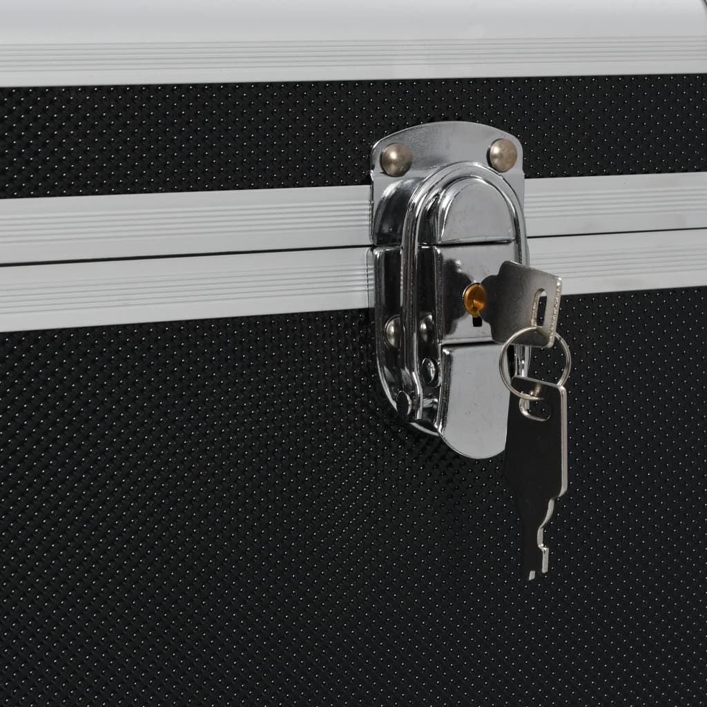 Κουτιά Αποθήκευσης 3 τεμ. Μαύρα Αλουμινίου