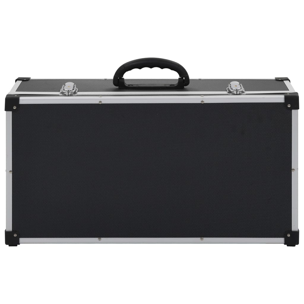 Βαλίτσα Μεταφοράς για 80 CD Μαύρη από Αλουμίνιο και ABS - Pakobazaar