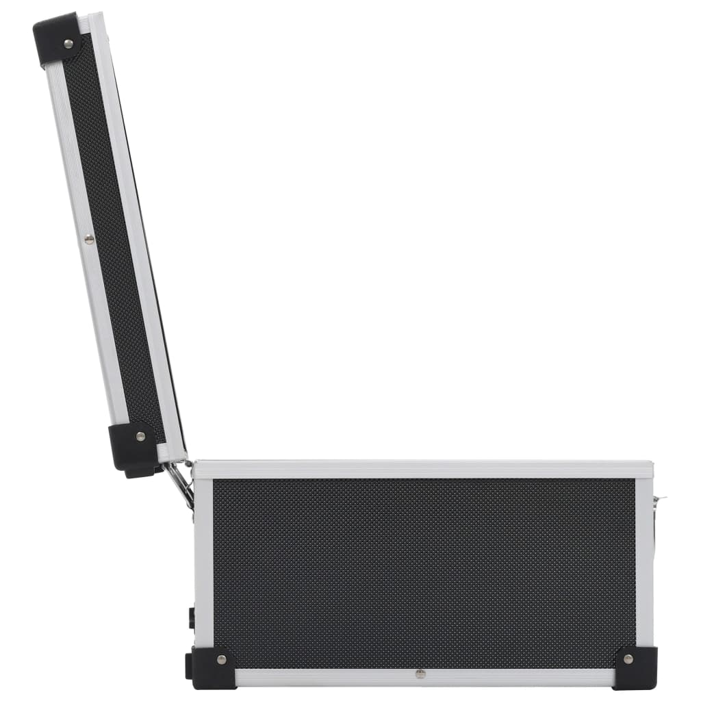 Βαλίτσα Μεταφοράς για 60 CD Μαύρη από Αλουμίνιο και ABS - Pakobazaar