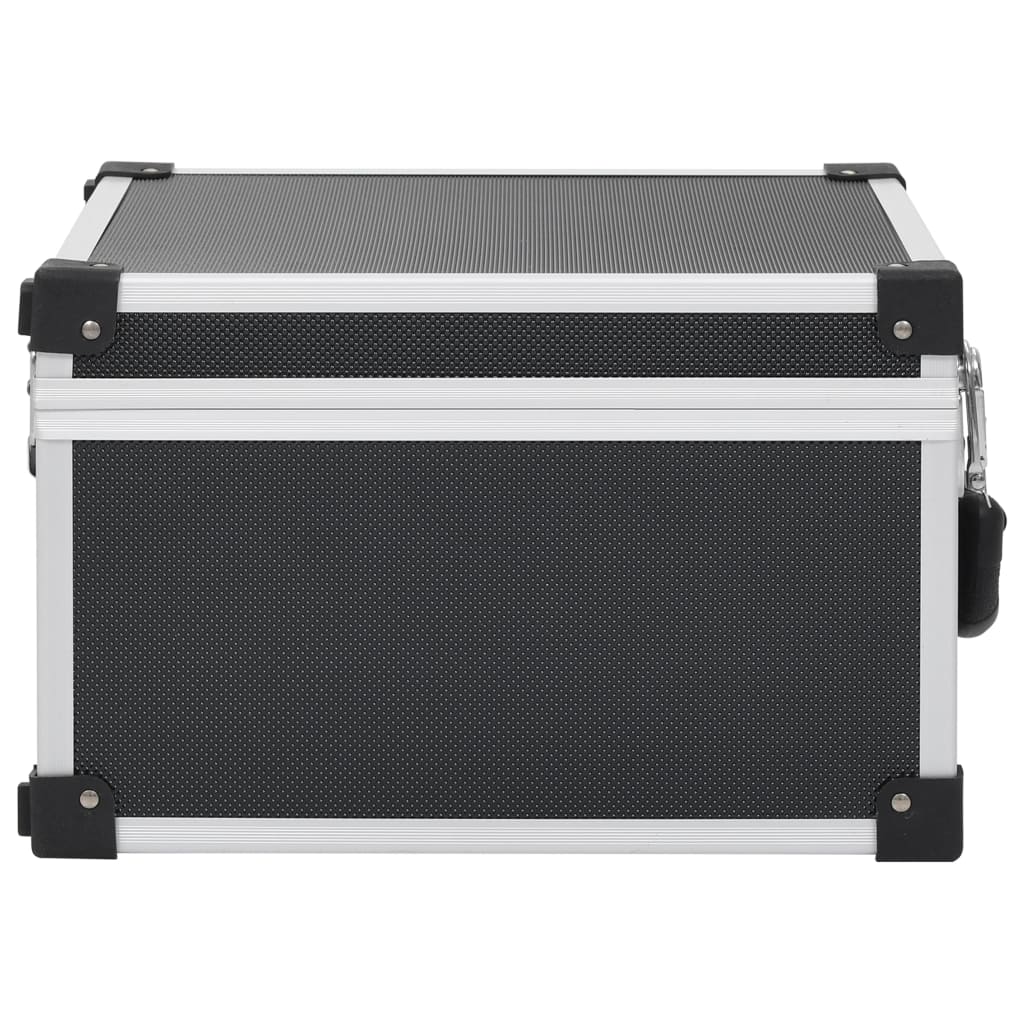 Βαλίτσα Μεταφοράς για 40 CD Μαύρη από Αλουμίνιο και ABS