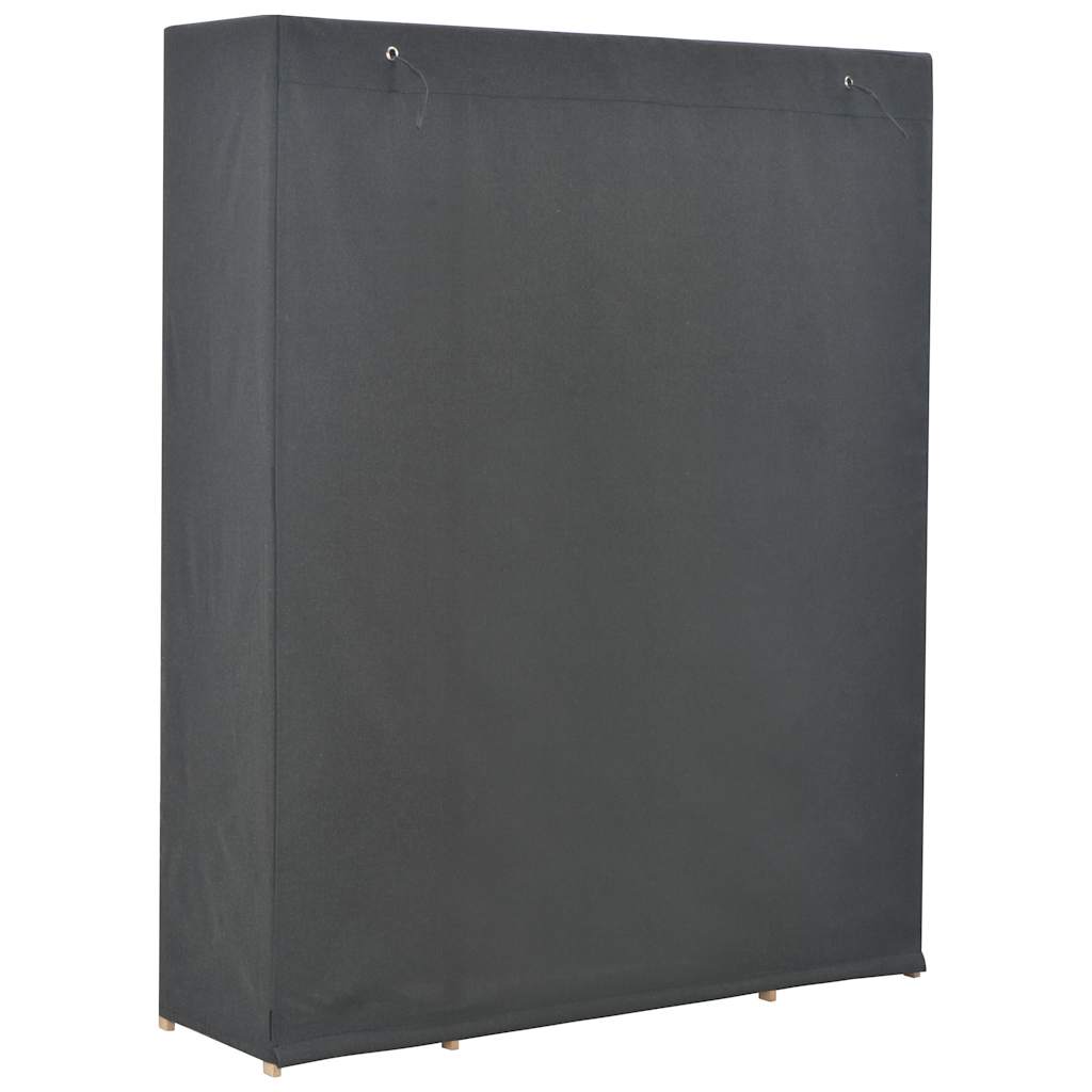 Ντουλάπα Γκρι 135 x 40 x 170 εκ. Υφασμάτινη - PAKOBAZAAR