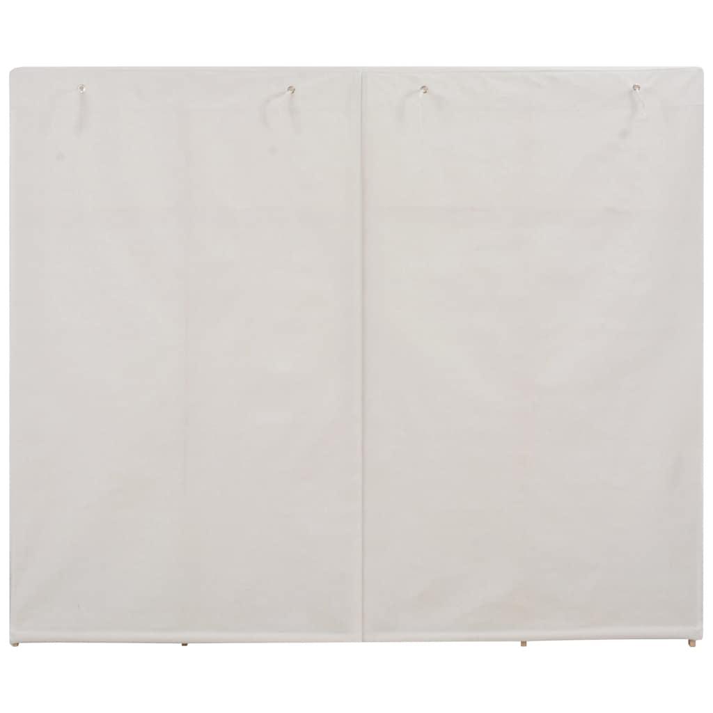 Ντουλάπα Λευκή 200 x 40 x 170 εκ. Υφασμάτινη - PAKOBAZAAR
