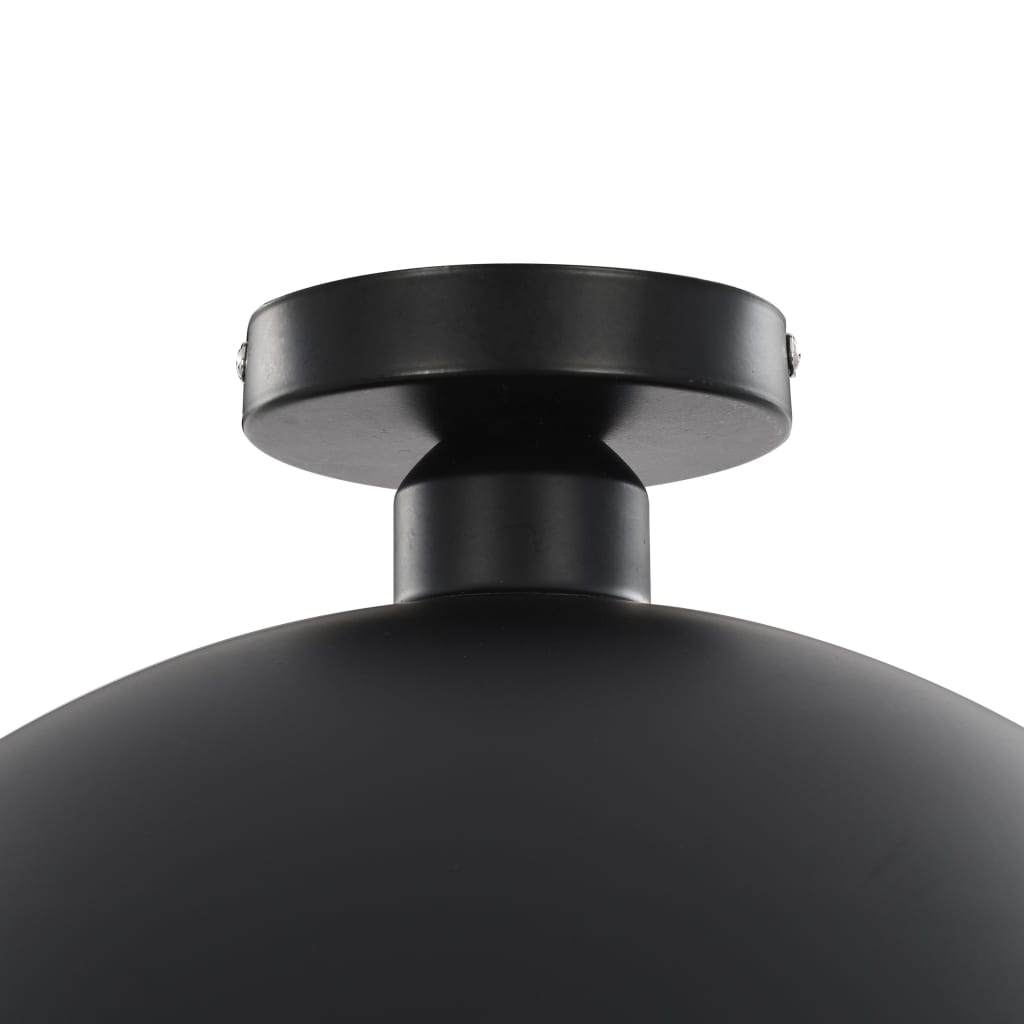 Φωτιστικά Οροφής Ημισφαιρικά 2 τεμ. Μαύρο / Χρυσό Ε27 - Pakobazaar