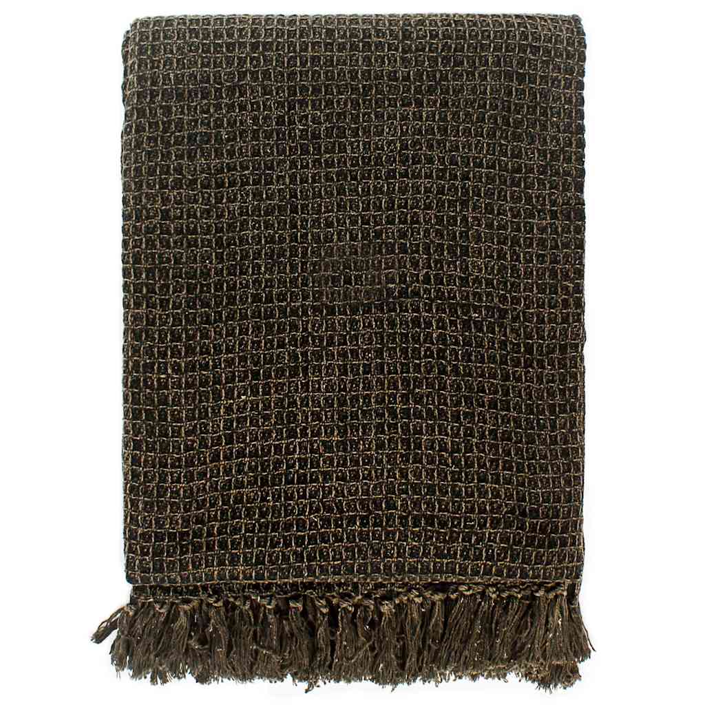Ριχτάρι Ανθρακί / Καφέ 220 x 250 εκ. Βαμβακερό