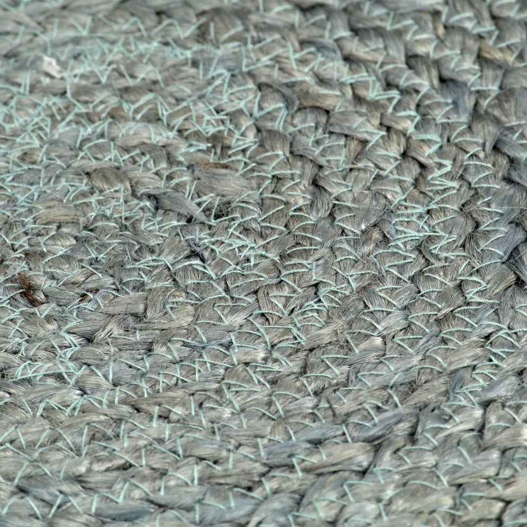 Σουπλά Στρογγυλά Απλά 4 τεμ. Πράσινο Λαδί 38 εκ. από Γιούτα - PAKOBAZAAR