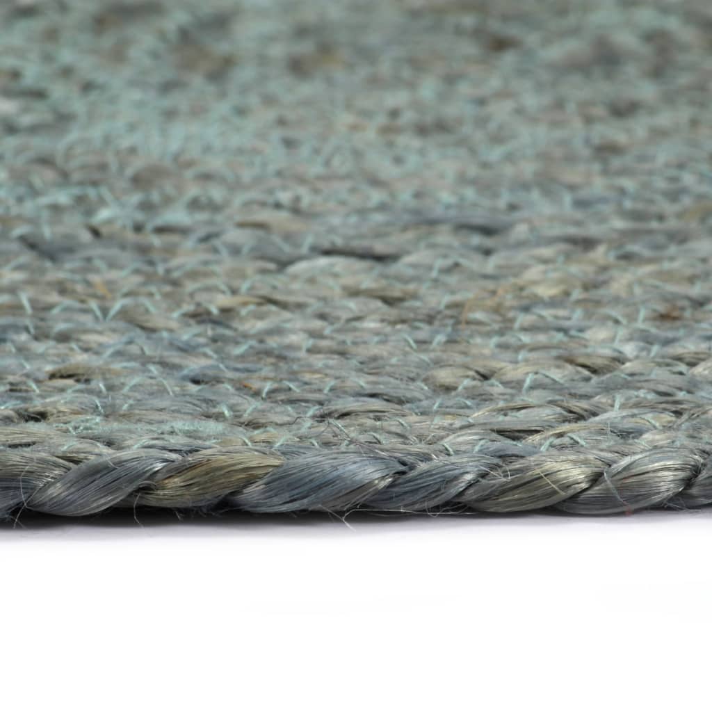 Σουπλά Στρογγυλά Απλά 4 τεμ. Πράσινο Λαδί 38 εκ. από Γιούτα - PAKOBAZAAR