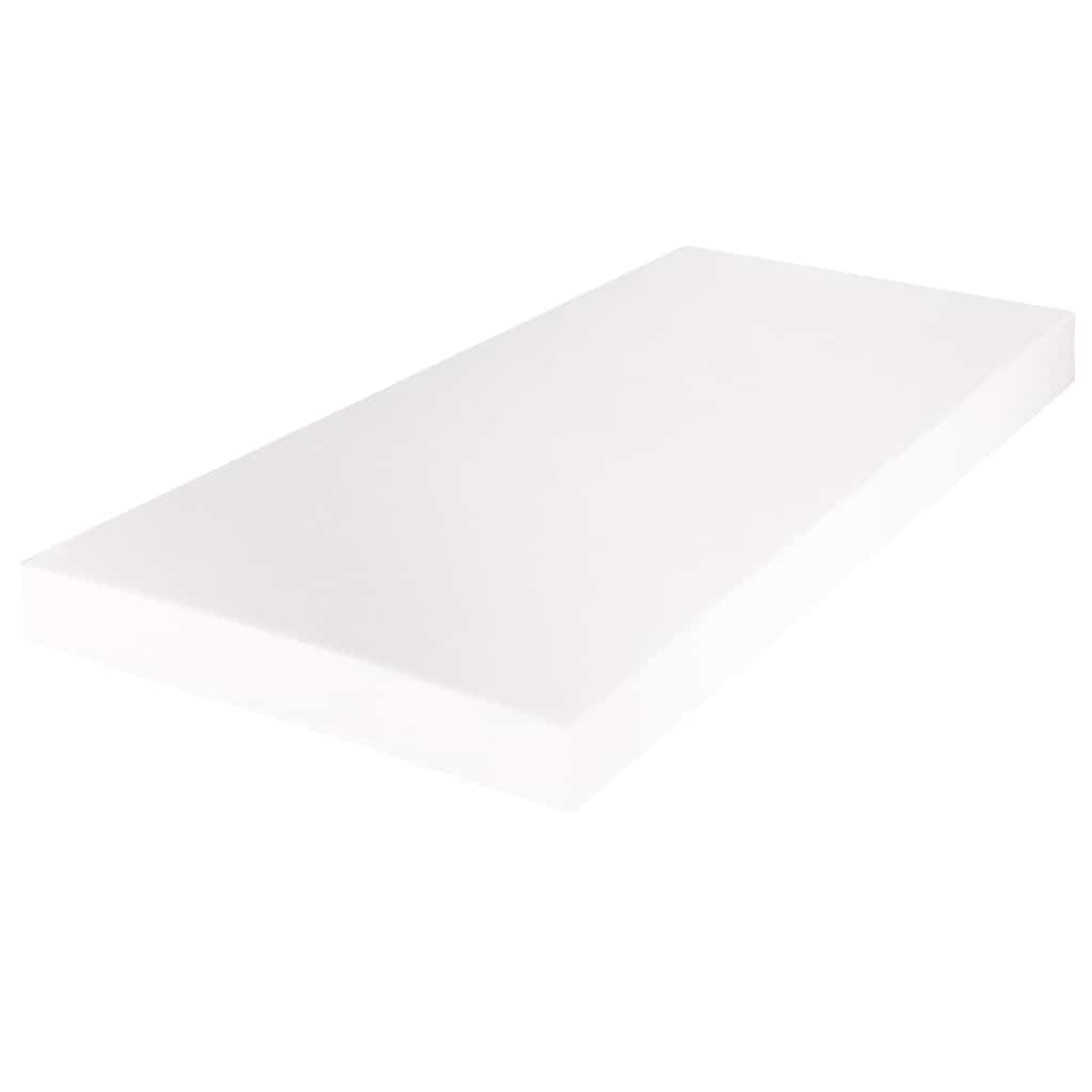 275850  Bed with Mattress White Metal 140x200 cm(246744+241403)