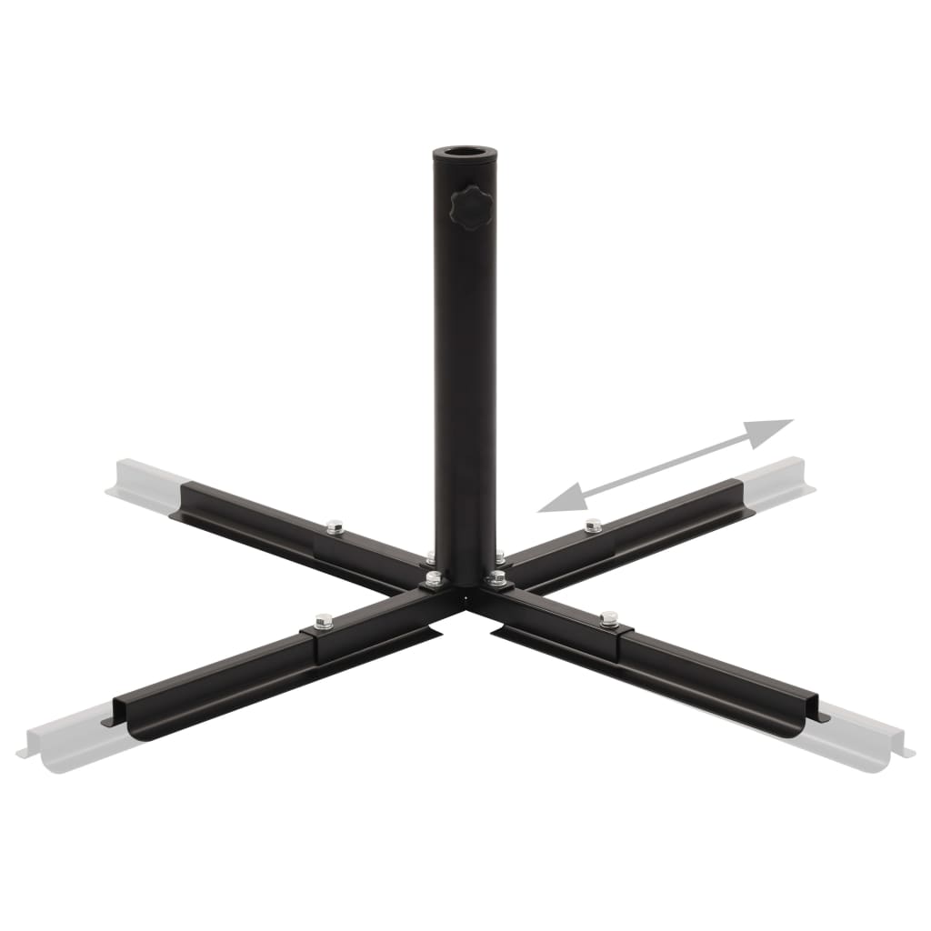 275869  Umbrella Stand with Weight Plates Grey and Black (45421+2x45071)