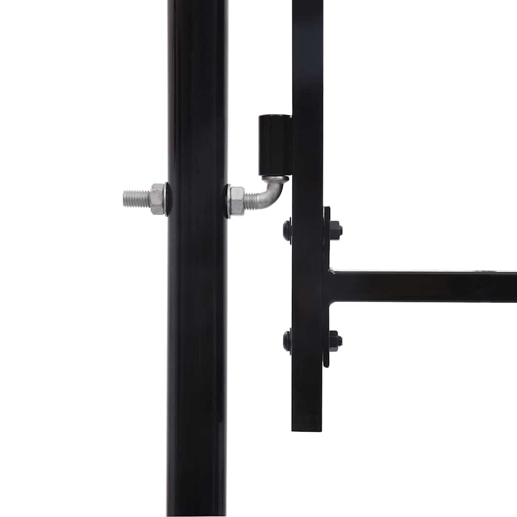 Πύλη Κήπου με Καμπύλη Κορυφή 400 x 175 cm Ατσάλι - PAKOBAZAAR