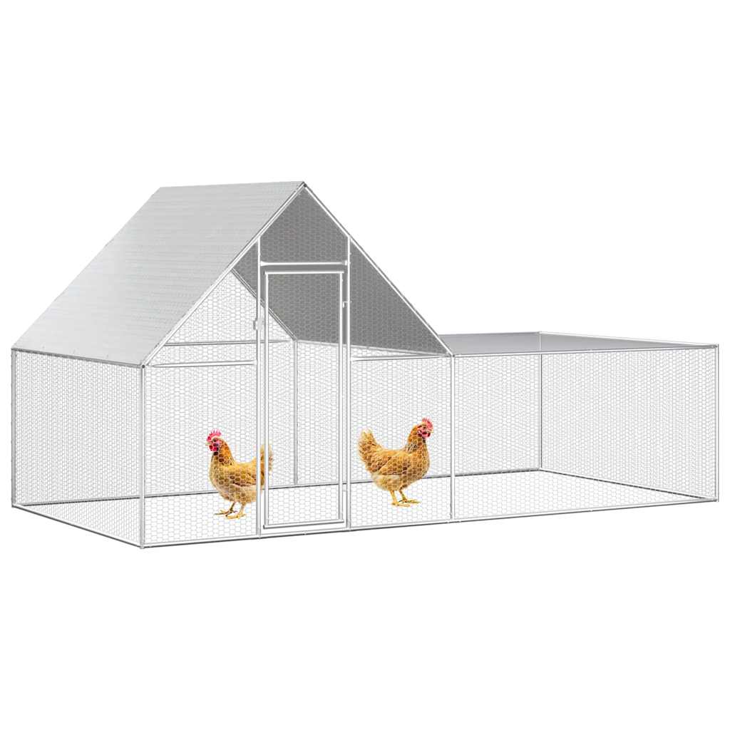 Κοτέτσι 4 x 2 x 2 μ. από Γαλβανισμένο Χάλυβα - PAKOBAZAAR