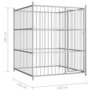 Κλουβί Σκύλου Εξωτερικού Χώρου 150 x 150 x 185 εκ. - Pakobazaar