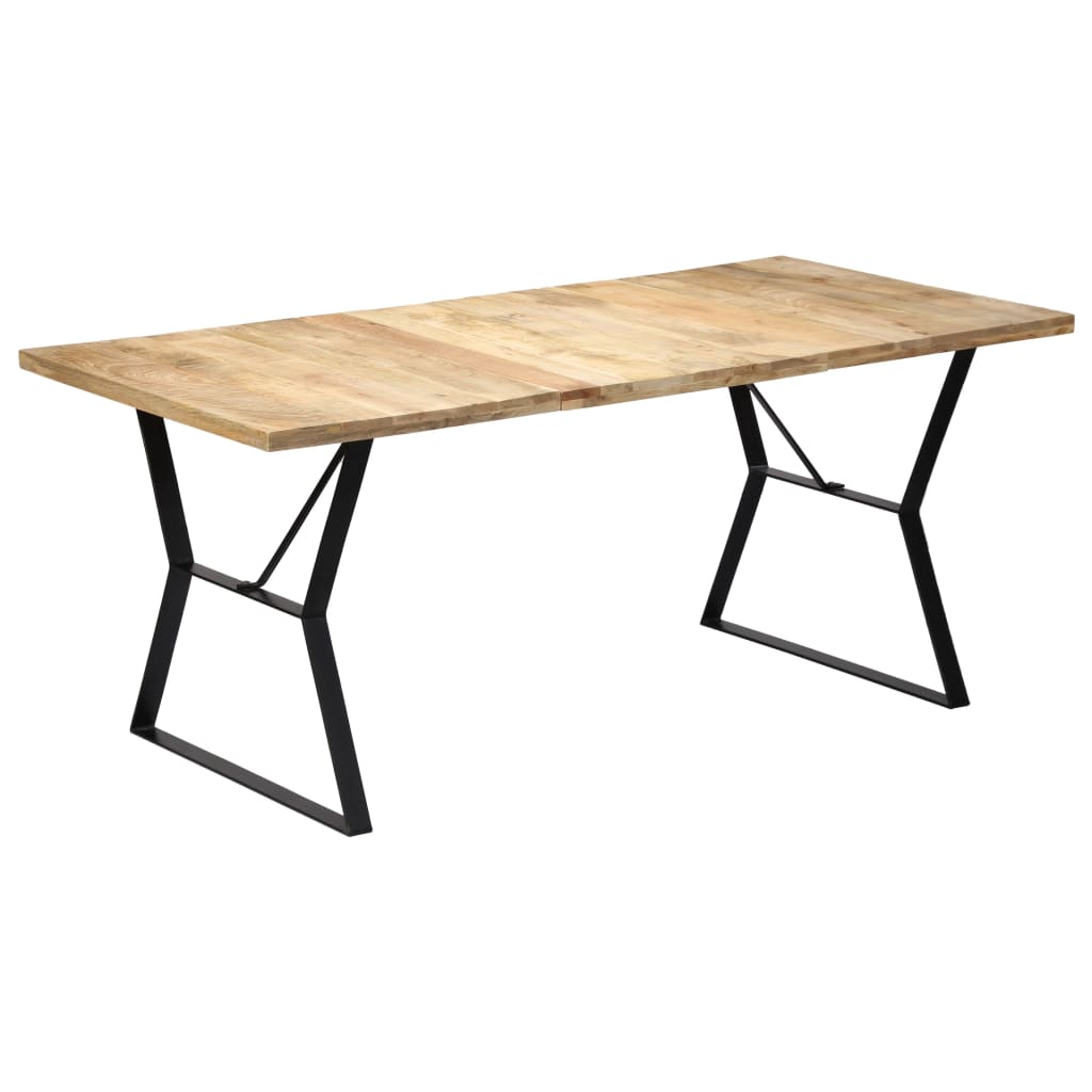Τραπεζαρία 180 x 90 x 76 εκ. από Μασίφ Ξύλο Μάνγκο - Pakobazaar