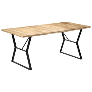 Τραπεζαρία 180 x 90 x 76 εκ. από Μασίφ Ξύλο Μάνγκο - Pakobazaar