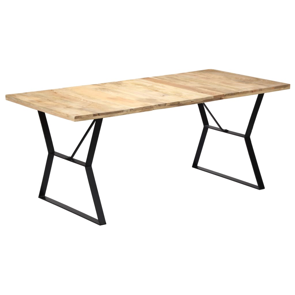 Τραπεζαρία 180 x 90 x 76 εκ. από Μασίφ Ξύλο Μάνγκο - Pakobazaar
