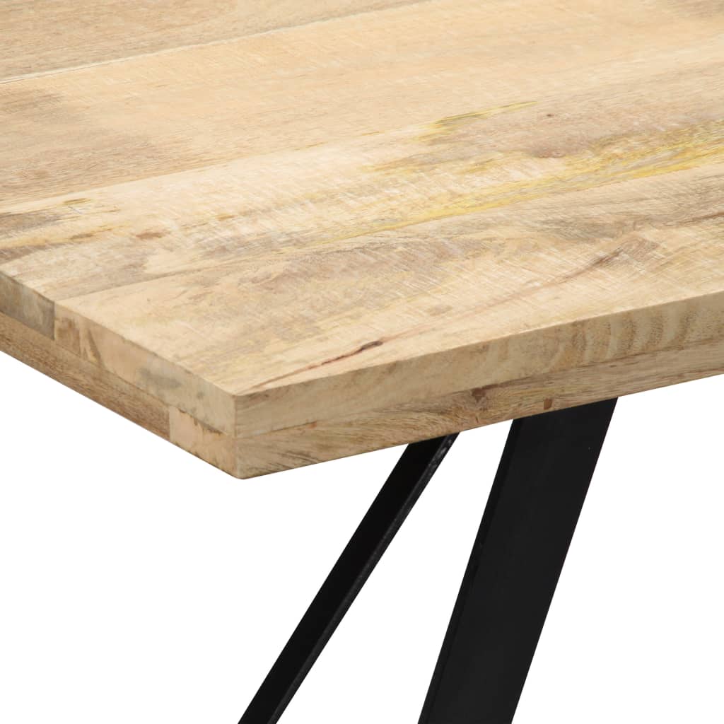 Τραπεζαρία 140 x 80 x 76 εκ. από Μασίφ Ξύλο Μάνγκο
