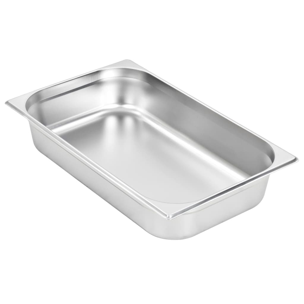 Λεκάνες Gastronorm 4 τεμ. GN 1/1 100 χιλ. από Ανοξείδωτο Ατσάλι - Pakobazaar