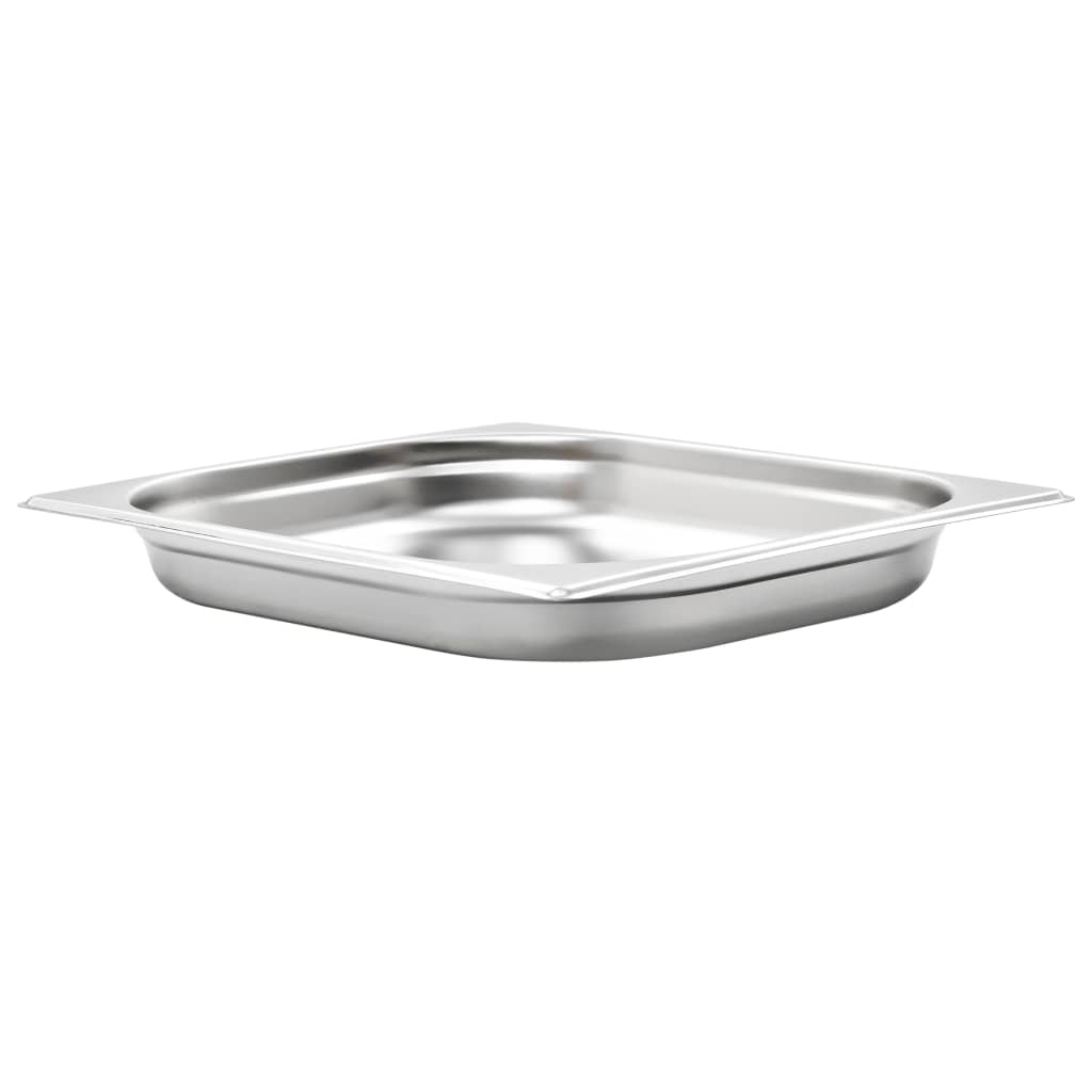 Λεκάνες Gastronorm 8 τεμ. GN 1/2 40 χιλ. από Ανοξείδωτο Ατσάλι - Pakobazaar