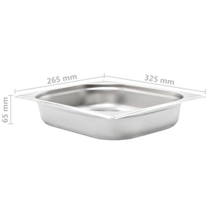 Λεκάνες Gastronorm 4 τεμ. GN 1/2 65 χιλ. από Ανοξείδωτο Ατσάλι