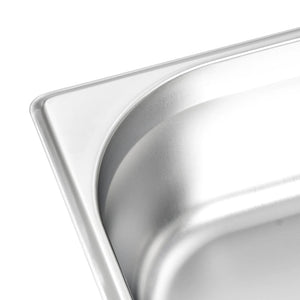 Λεκάνες Gastronorm 4 τεμ. GN 1/2 100 χιλ. από Ανοξείδωτο Ατσάλι