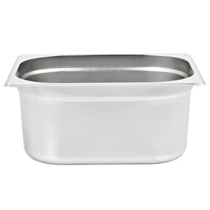 Λεκάνες Gastronorm 2 τεμ. GN 1/2 150 χιλ. από Ανοξείδωτο Ατσάλι