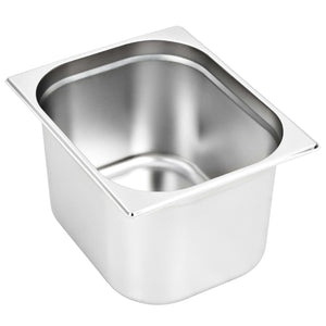 Λεκάνες Gastronorm 2 τεμ. GN 1/2 200 χιλ. από Ανοξείδωτο Ατσάλι