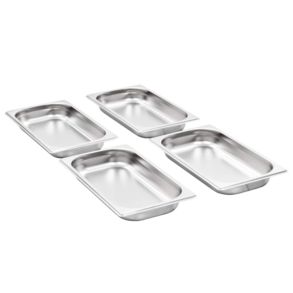 Λεκάνες Gastronorm 12 τεμ. GN 1/3 40 χιλ. από Ανοξείδωτο Ατσάλι - Pakobazaar