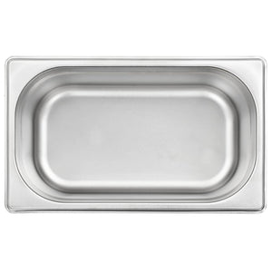 Λεκάνες Gastronorm 8 τεμ. GN 1/4 100 χιλ. από Ανοξείδωτο Ατσάλι