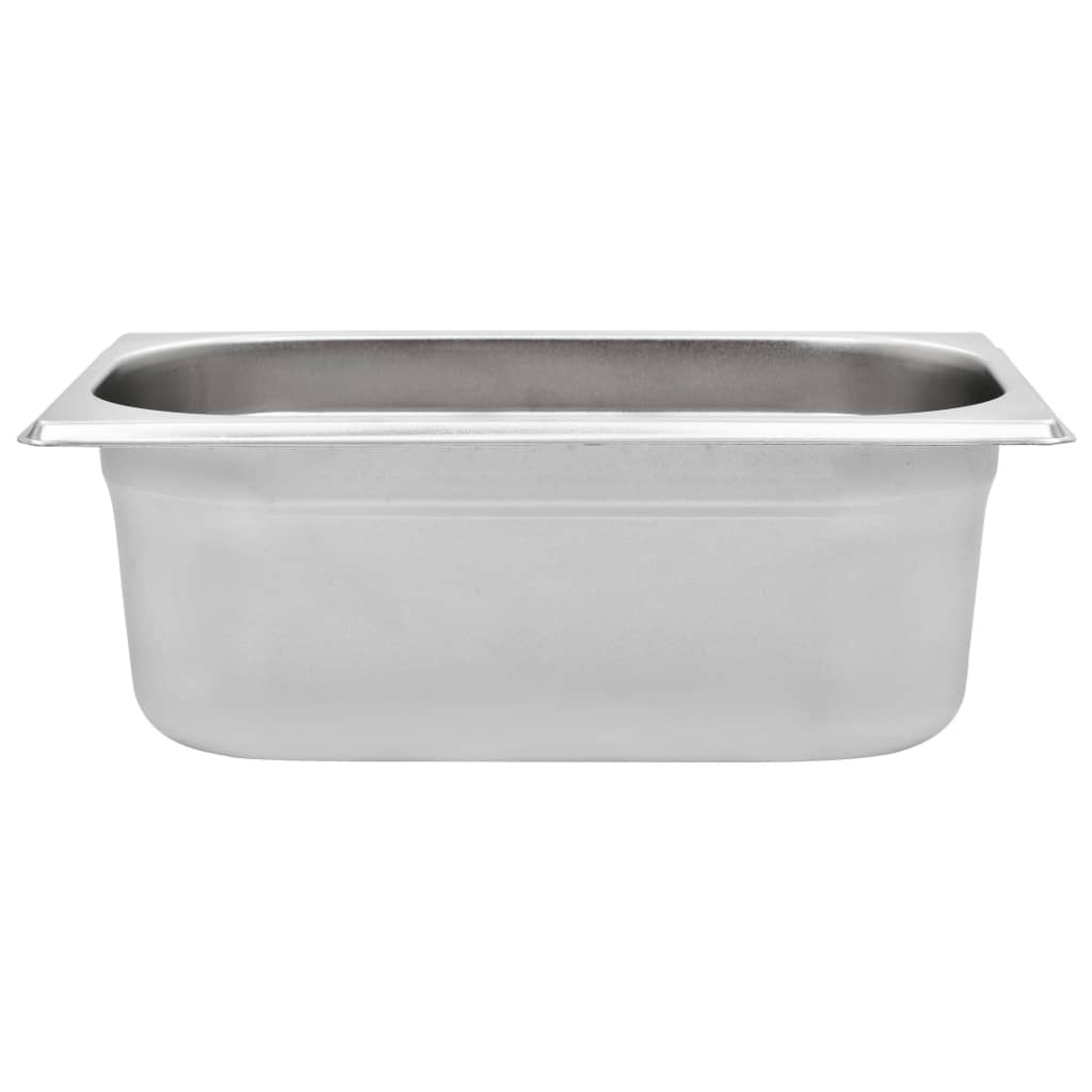 Λεκάνες Gastronorm 8 τεμ. GN 1/4 100 χιλ. από Ανοξείδωτο Ατσάλι