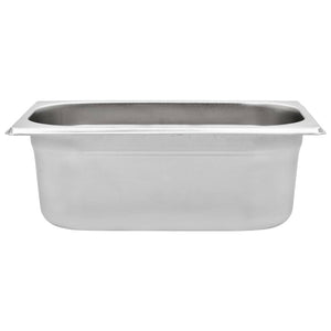 Λεκάνες Gastronorm 8 τεμ. GN 1/4 100 χιλ. από Ανοξείδωτο Ατσάλι