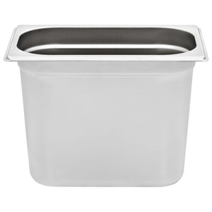 Λεκάνες Gastronorm 4 τεμ. GN 1/4 200 χιλ. από Ανοξείδωτο Ατσάλι