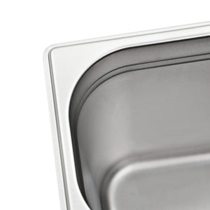 Λεκάνες Gastronorm 4 τεμ. GN 1/4 200 χιλ. από Ανοξείδωτο Ατσάλι