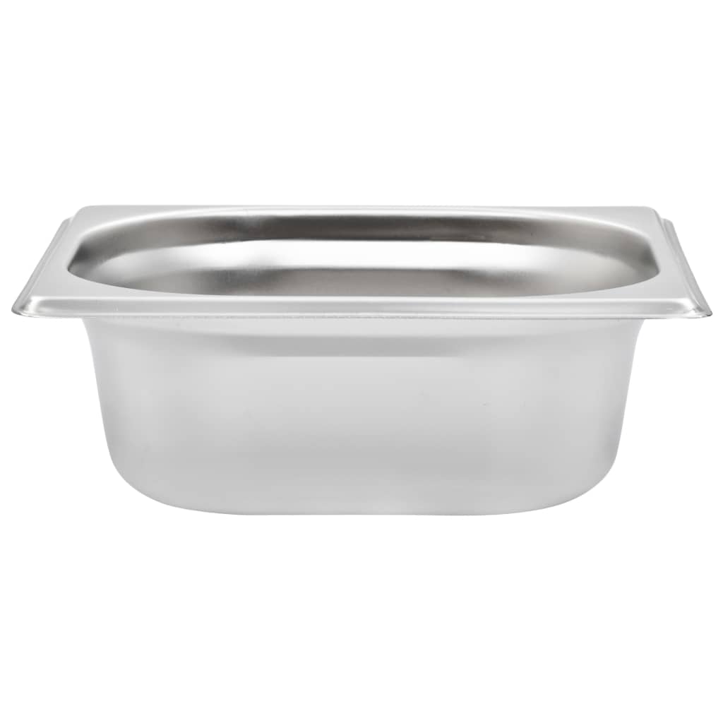 Λεκάνες Gastronorm 12 τεμ. GN 1/6 65 χιλ. από Ανοξείδωτο Ατσάλι