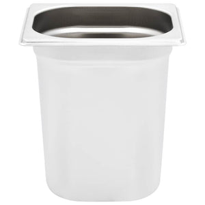 Λεκάνες Gastronorm 8 τεμ. GN 1/6 200 χιλ. από Ανοξείδωτο Ατσάλι