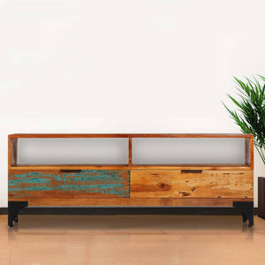 Έπιπλο Τηλεόρασης 118 x 35 x 45 εκ. από Μασίφ Ανακυκλωμένο Ξύλο - PAKOBAZAAR