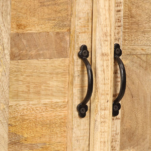 Βιβλιοθήκη 50 x 30 x 180 εκ. από Μασίφ Ξύλο Μάνγκο - Pakobazaar