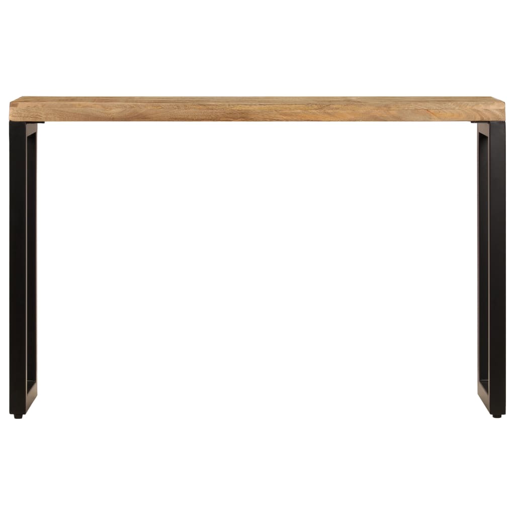 Τραπέζι Κονσόλα 120 x 35 x 76 εκ. από Μασίφ Ξύλο Μάνγκο/Ατσάλι - PAKOBAZAAR