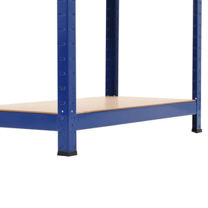 Ραφιέρα 2 Τεμ. Μπλε 80 x 40 x 160 εκ. από Ατσάλι & MDF - PAKOBAZAAR