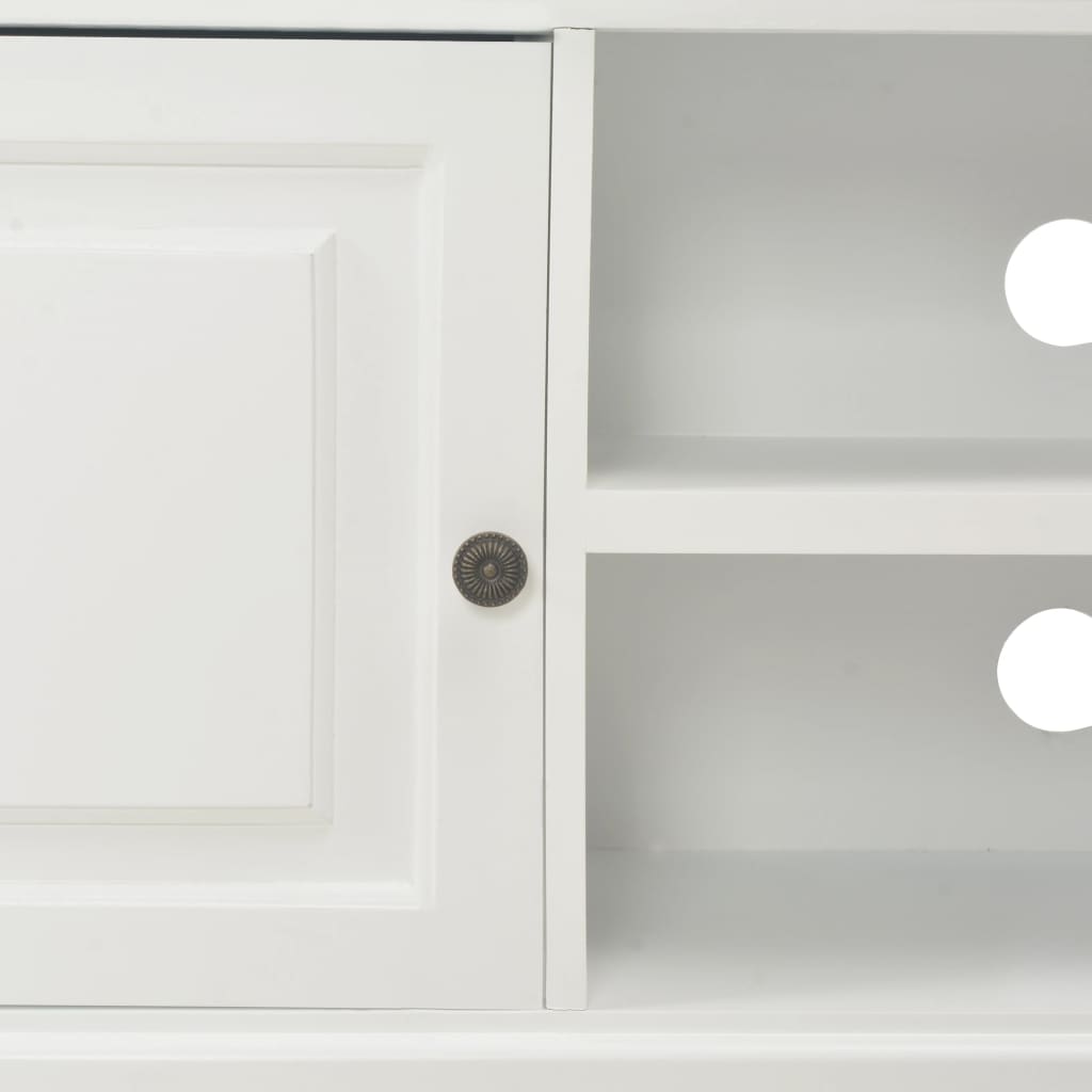 Έπιπλο Τηλεόρασης Λευκό 90 x 30 x 40 εκ. Ξύλινο - PAKOBAZAAR