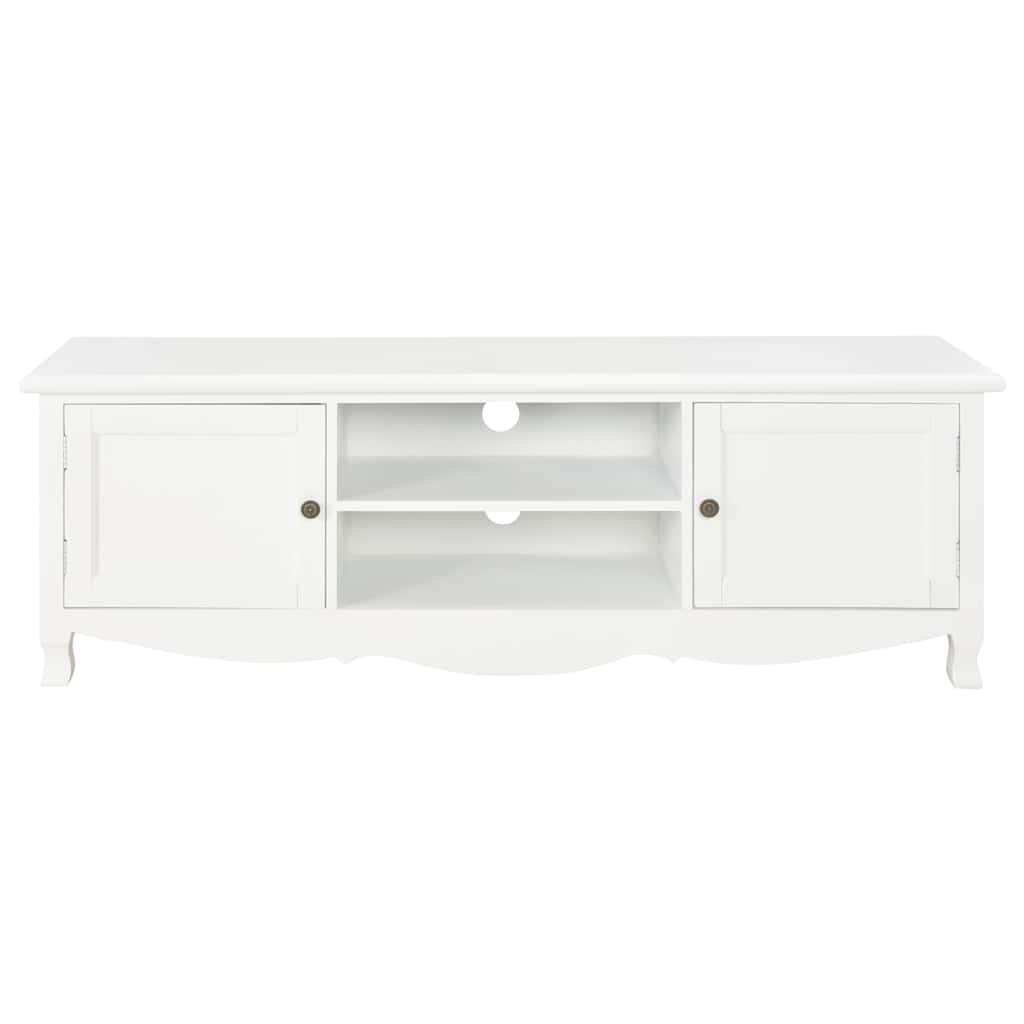 Έπιπλο Τηλεόρασης Λευκό 120 x 30 x 40 εκ. από Ξύλο - Pakobazaar