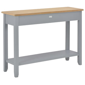 Τραπέζι Κονσόλα Γκρι 110 x 35 x 80 εκ. Ξύλινο - PAKOBAZAAR