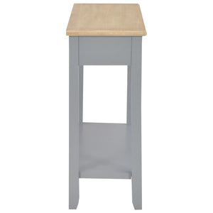 Τραπέζι Κονσόλα Γκρι 110 x 35 x 80 εκ. Ξύλινο - PAKOBAZAAR