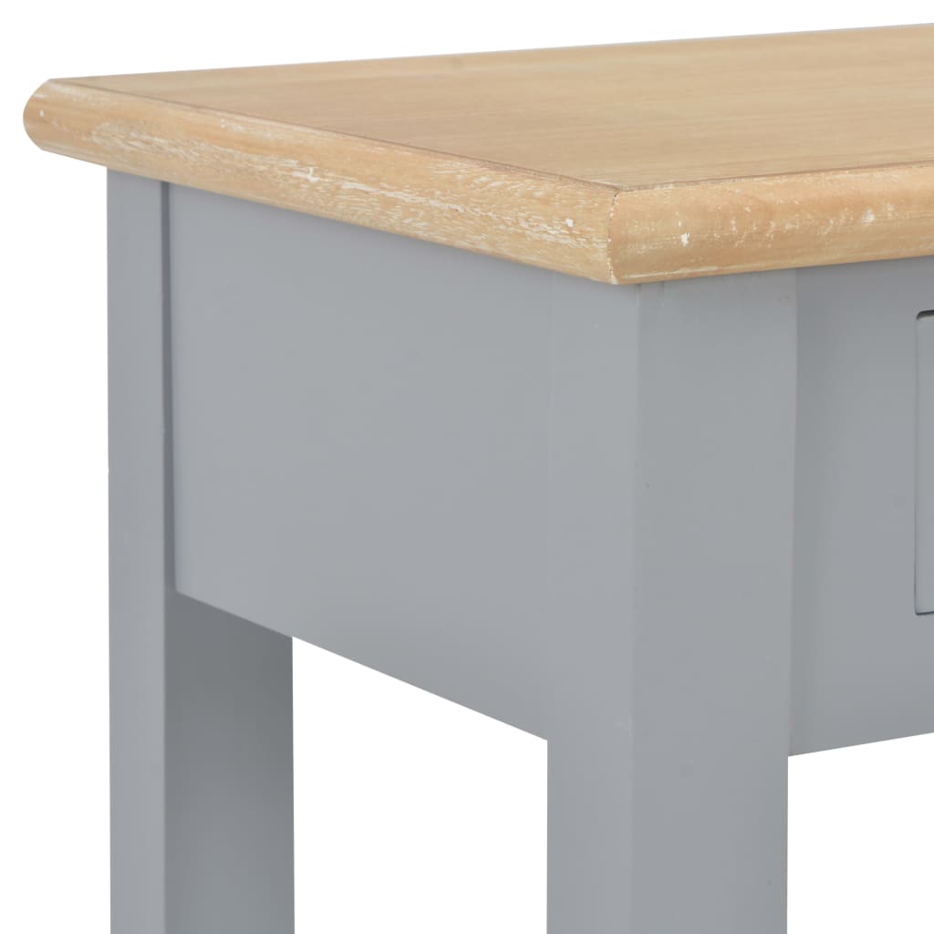 Τραπέζι Κονσόλα Γκρι 110 x 35 x 80 εκ. Ξύλινο - PAKOBAZAAR