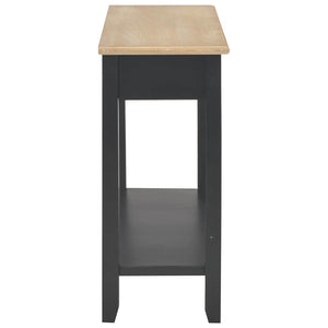 Τραπέζι Κονσόλα Μαύρο 110 x 35 x 80 εκ. Ξύλινο - PAKOBAZAAR